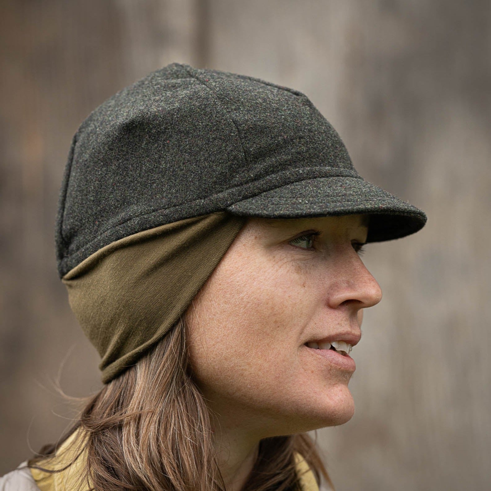 Wool Flip-Up Caps
