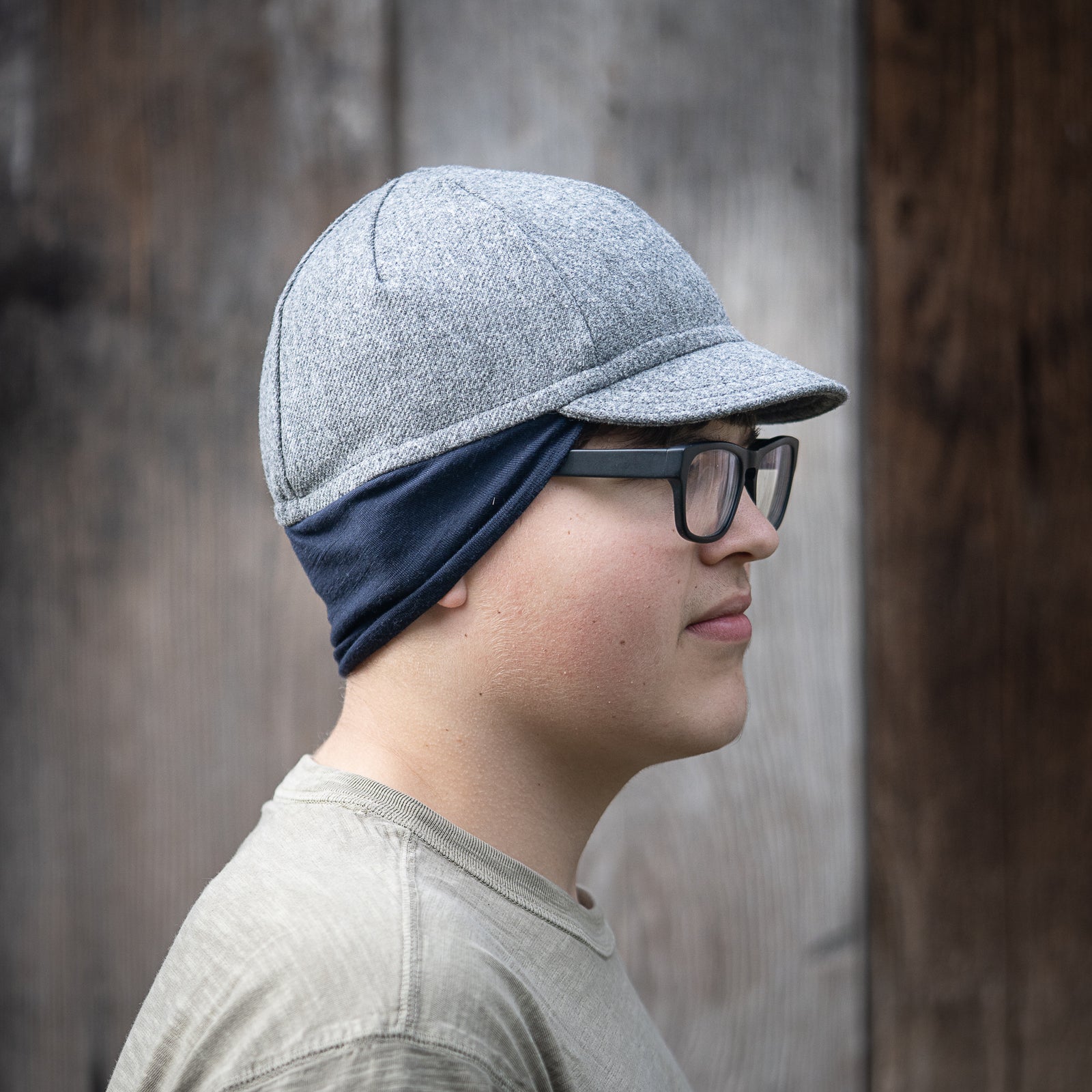 Wool Flip-Up Caps